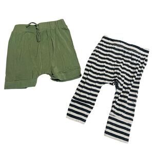 Bundle Kate Quinn Boys 6-12 Month Bamboo Pants And Shorts EUC